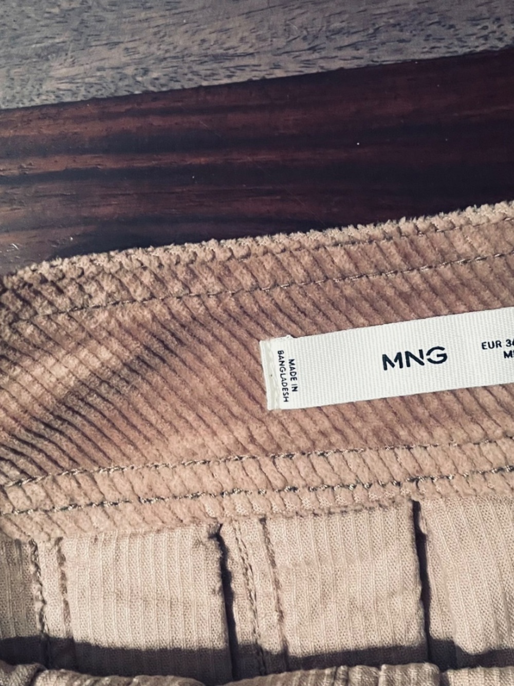 Mango mini corduroy skirt size 4 - Picture 3 of 3